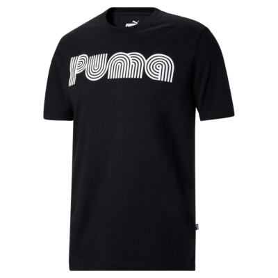 Puma Maze Graphic Crew Neck Short Sleeve T-Shirt Mens Size M  Casual Tops 678786