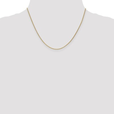 Pre-owned Superdealsforeverything 18k 16 Inch 1.15mm Diamond-cut Cable With Fancy Lobster Clasp Chain; 16 Inch In Yellow