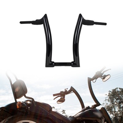 16'' Rise 2'' Ape Hanger Handlebar Black Fit For Harley Dyna Switchbacks 12 16