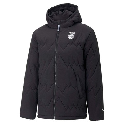 

Мужская черная повседневная спортивная верхняя одежда Puma Fundamentals Full Zip Jacket 53618801, Черный, Puma Fundamentals Full Zip Jacket