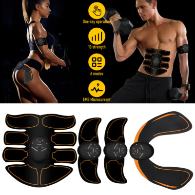 EMS Abdominal Muscle Toning Trainer ABS Stimulator Toner Fitness Binder Gym Belt