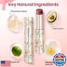 CATKIN Glossy Lip Balm Ultra Hydating Glow Lip Tinted Jelly Plump Melting Balm Shea Butter Repair Soothing For Dry Lips Dewy Finished 0.12 oz C06 BLOSSOM