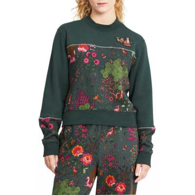 Толстовка Puma Printed Crew Neck X Liberty Womens Green 532888-80