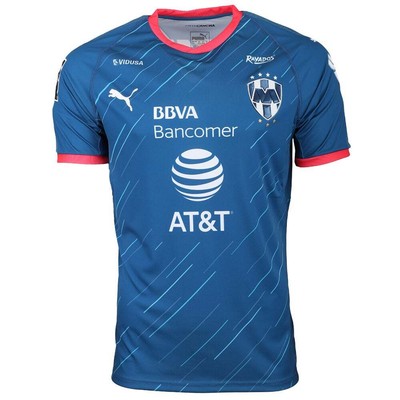 Мужские футбольные бутсы Puma 703843-01 Monterrey Away Rep Shirt Crew Neck Crew, Синий, Puma Monterrey Away Rep Shirt