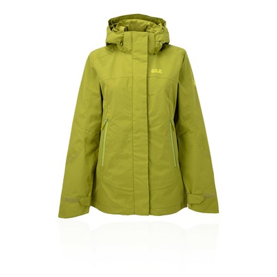 JACK WOLFSKIN JACK WOLFSKIN WOMENS ONYX JACKET TOP GREEN SPORTS OUTDOORS FULL ZIP HOODED
