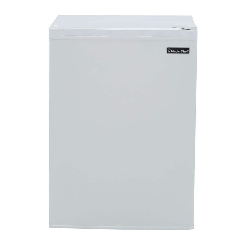 2.6 Cu Ft Mini Refrigerator Stainless Small Fridge Freezer Compact Dorm Office