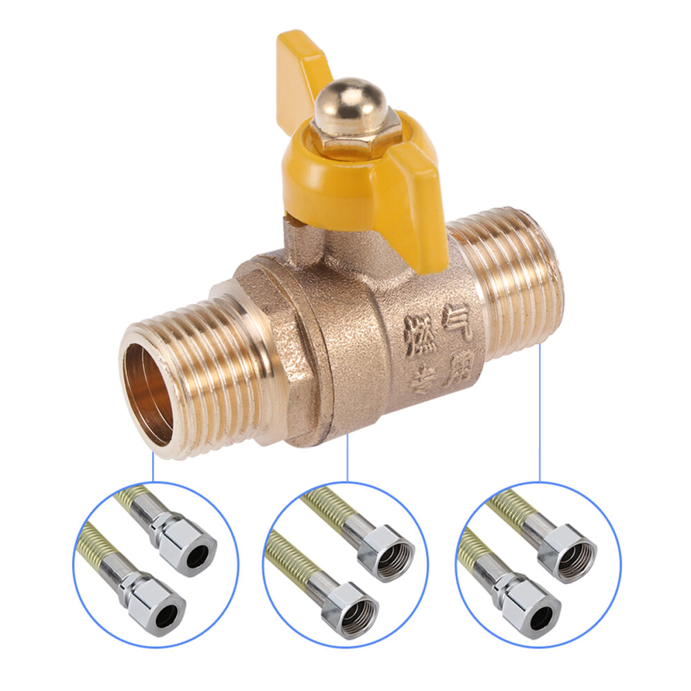 Natural Gas Water Heater Ball Valve Closing Valve Brass ...