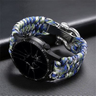 Braided Nylon Band Strap For Samsung Galaxy Watch 6 4 3 5 Pro 45/42/46mm 40/44mm