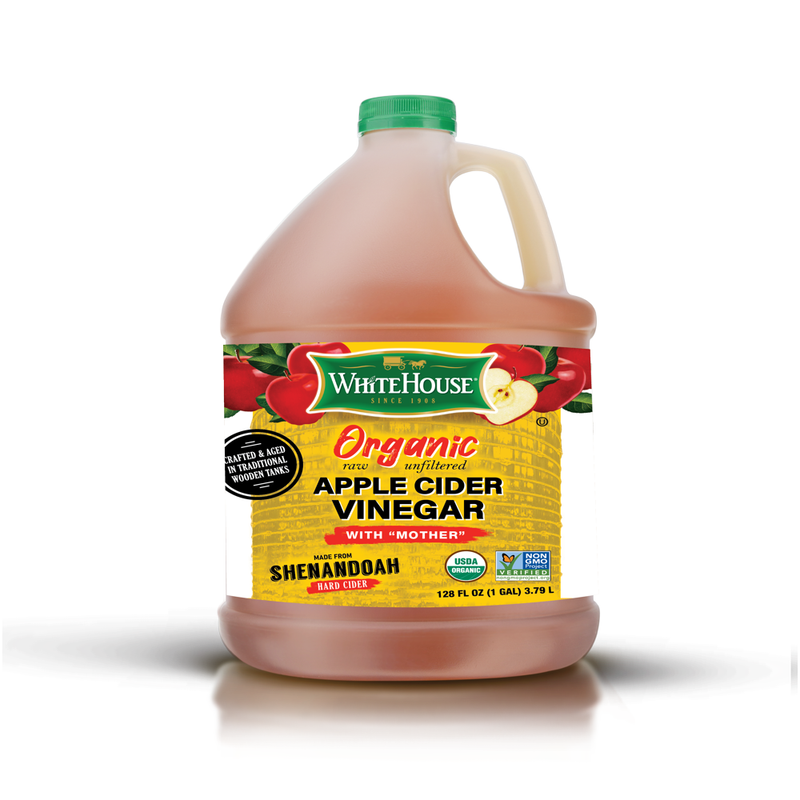 Whitehouse Organic Apple Cider Vinegar With the Mother&ndash; Raw 128 FL Oz, Pack of 1