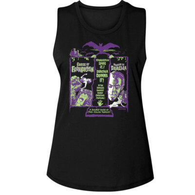 Hammer Horror Double Creature Feature Women's Tank