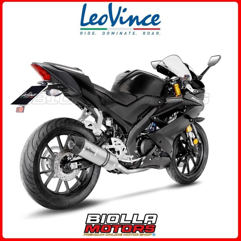 14340e ÃChappement Complet Leovince Yamaha Yzf-R 125 2019 - 2020 Lv One Evo Stai