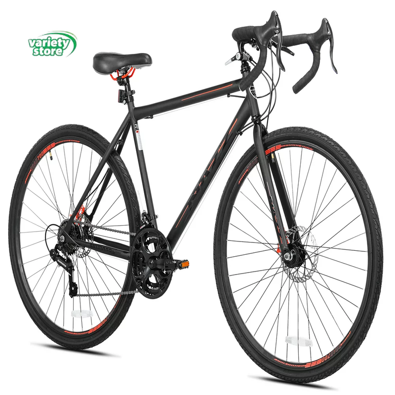 Kent 700C Nazz Men'S Gravel Road Bike, Black