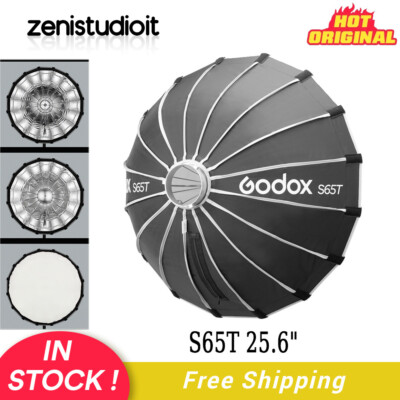 US Godox S65T 65cm Quick Release Bowens Umbrella Softbox For Flash LED Light