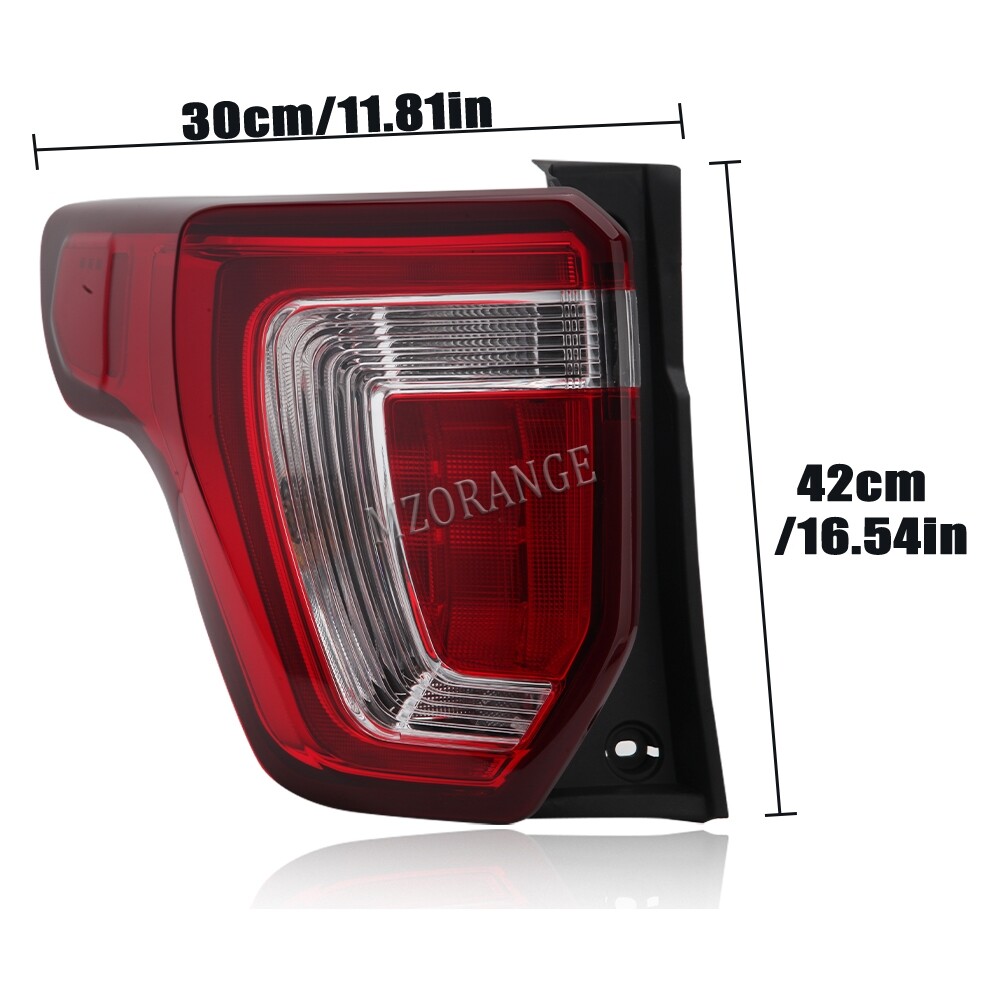 Left Driver Tail Light Rear Brake Lamp For Ford Explorer 2016-2017 2018 2019 USA