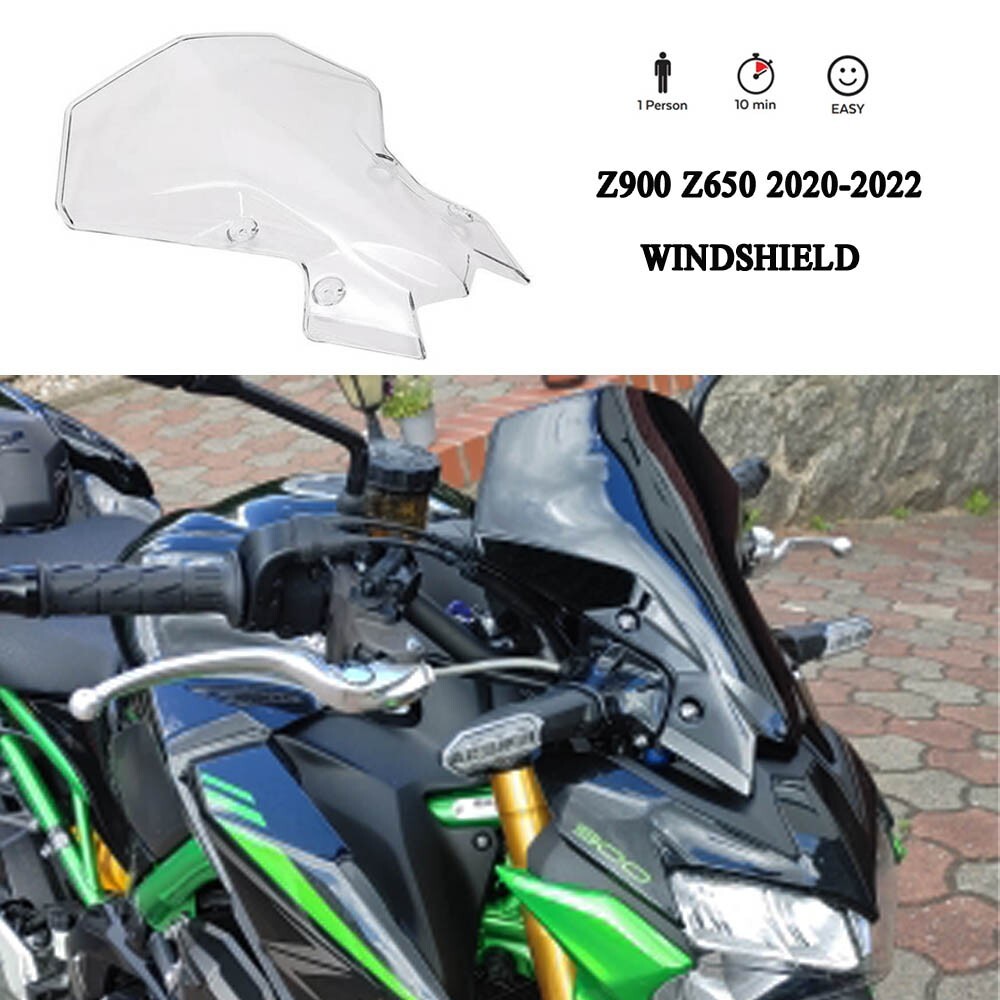 Z900 Z650 スクリーン For KAWASAKI Z900 Z650 2020 2021 2022 Sport Screen