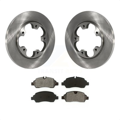 [Rear] Brake Rotor And Semi-Metallic Pad Kit For Ford Transit-250 Transit-350 HD
