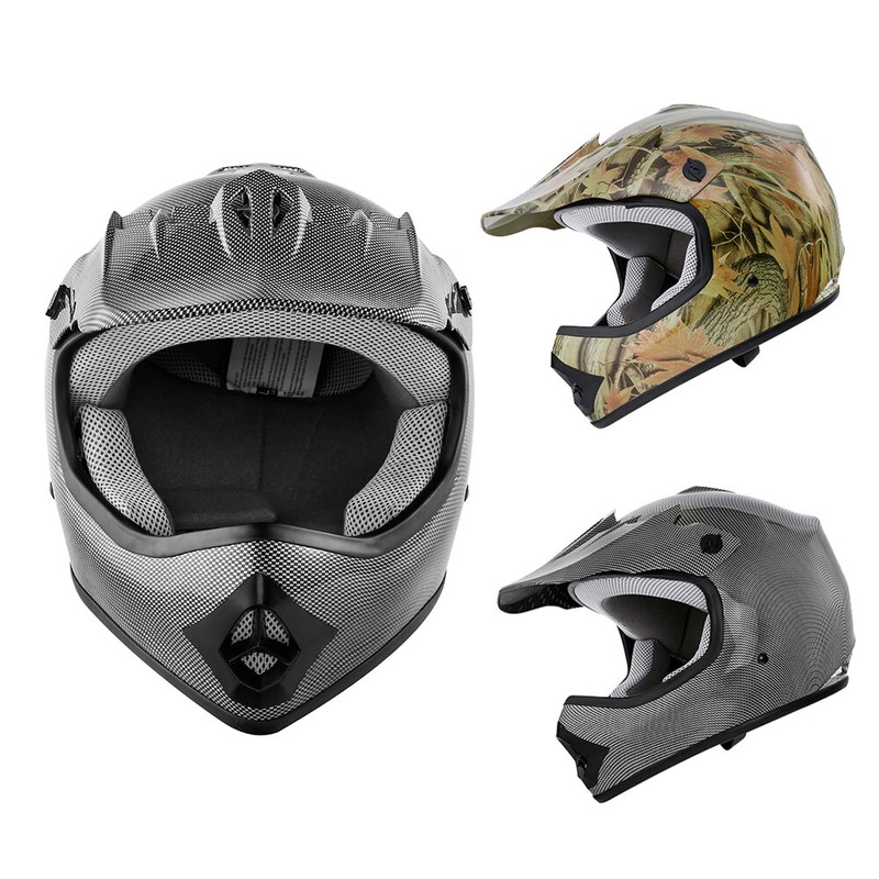 DOT Youth Motocross Helmet Dirt Bike Offroad MX ATV Motorcycle BMX UTV S M L XL