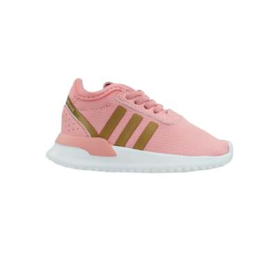 

Adidas U_Path X Lace Up Kids Girls Размер 5 M Кроссовки Повседневная обувь FW6451, Розовый, adidas U_Path X Lace Up Kids