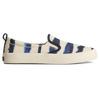 Кроссовки без шнуровки Sperry Crest Tie Dye, женские белые кроссовки, повседневная обувь STS87169