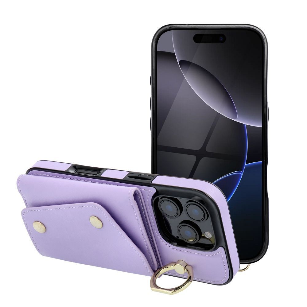 Case passend für iPhone 13 Wonder with wallet lilac