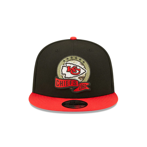 New Era 9Fifty Black НФЛ Канзас-Сити Чифс приветствует сервис Snapback