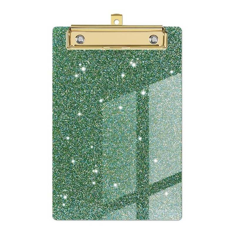 Glitter Writing Clipboard Flash Memo Clipboard Paper Organizer File Folder UK