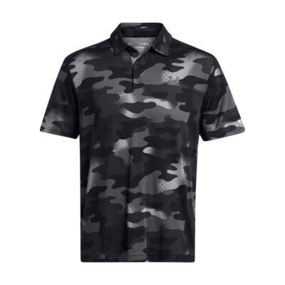 Under Armour 1383979 Men's UA Playoff 3.0 Freedom Printed Polo Golf Shirt