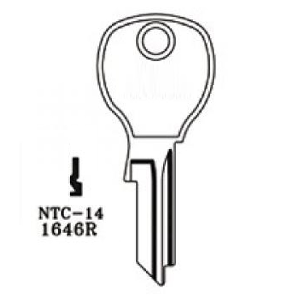 Mailbox Key NTC14 For Many National and USPS Mailbox 1646R Please