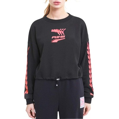 

Толстовка Puma Evide с круглым вырезом женская черная 597767-51, Черный