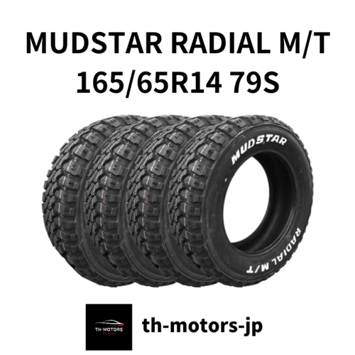 MUDSTAR RADIAL M/T 13インチ mudstar Mudstar MUDSTAR RADIAL M/T 155/65R13 MUD 73S Set of 4 mini track