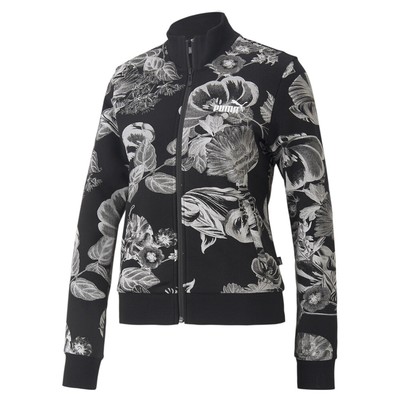 Спортивная куртка Puma Ess + Frozen Flower с длинным рукавом, женский размер XS, Повседневная спортивная куртка