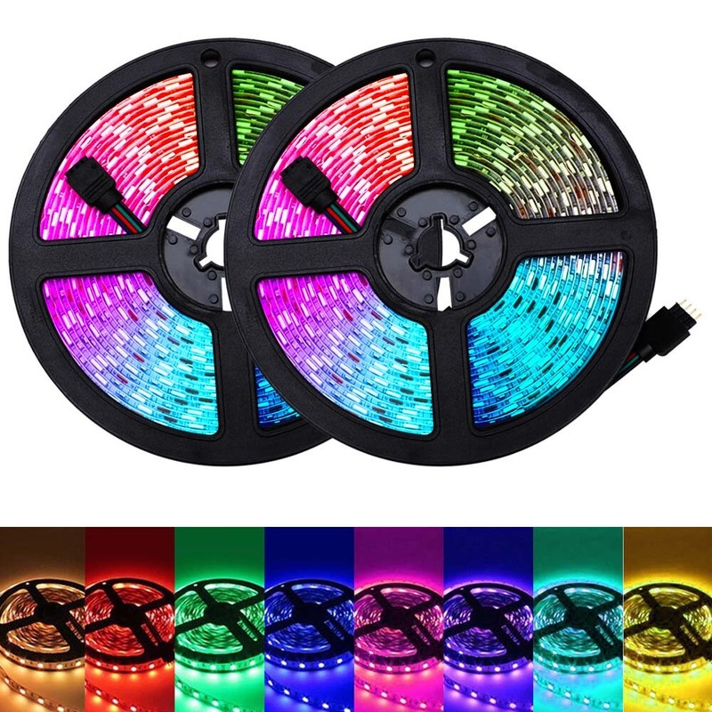 5m LED Stripe RGB Wasserdicht Leiste Streifen 5050 Band Leuchte