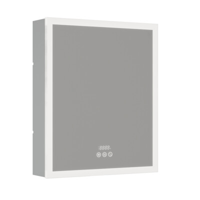 Bluetooth LED Medicine Cabinet with Light Dimmable Wall Mirror Cabinet Storage