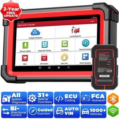 LAUNCH X431 CRP919E BT PRO Car Diagnostic Scanner Bidirectional Coding CANFD