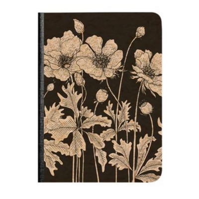 Le Cerisier blanc, Soft cover notebook A6 10,5x14,8 cm, 72 sheets, lined, cloth