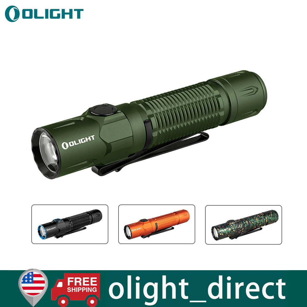 Olight Warrior 3S Black 2300 Lumens High Lumen EDC Tactical Flashlight Handheld