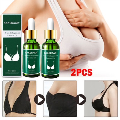 2PCS Breast Enlargement Essential Oil Frming Enhancement Breast Enlarge Big Bust