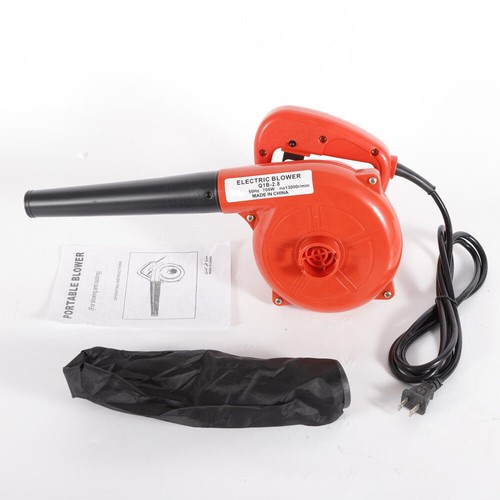 110V Portable Electric Power Handheld Blower Dust Cleaner Leaf Sweeper Tool 1kW