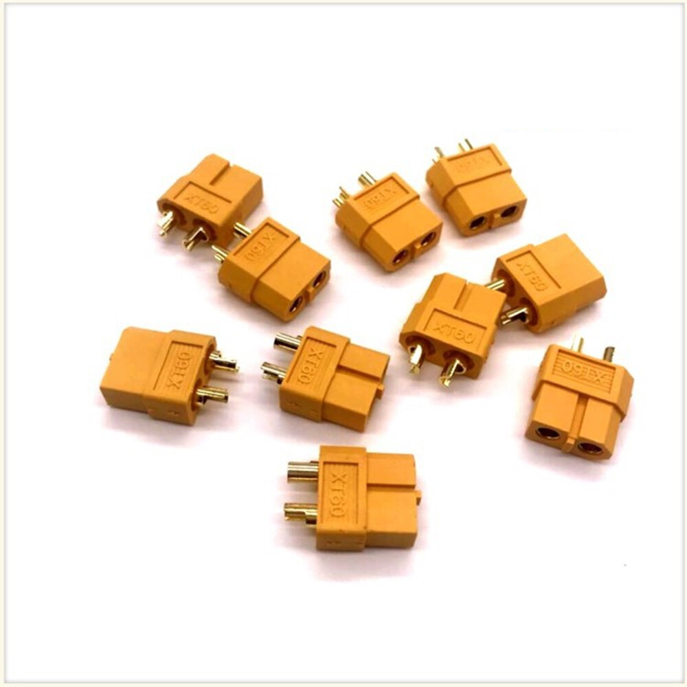 XT60 Bullet Connectors Gold Plated RC Lipo DIY Plug Power Battery XT-60 10Pairs