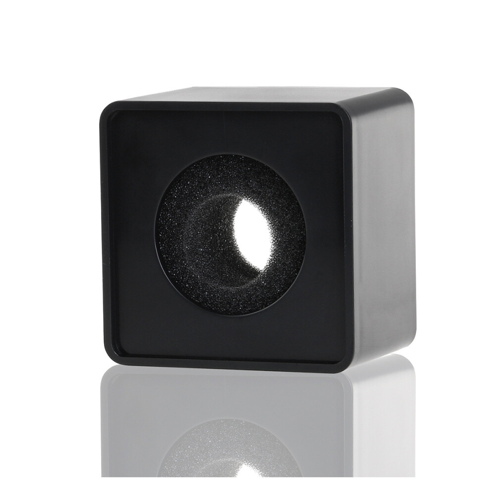 1 PC Microphone LOGO Cube ABS Square Cub Shaped LOGO Box LOGO Flag for