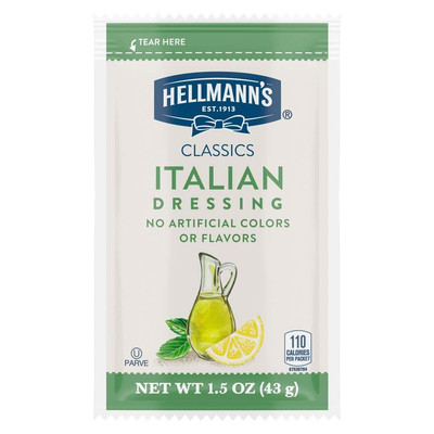 Hellmann'S Classics Italian Salad Dressing Portion Control Sachets Gluten Fre...