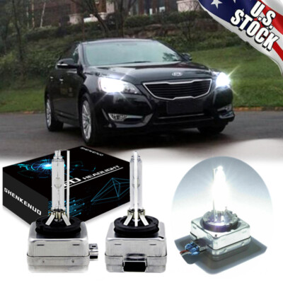 Fit 6000k Xenon HID Headlight Bulbs For Kia Cadenza 2014-2016 LOW Beam Set 2