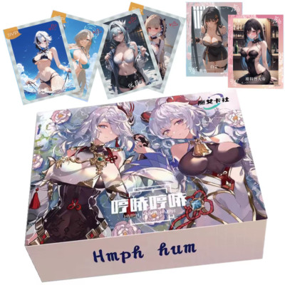 Hmph Hum Goddess Spicy Waifu 12 Pack Trading Cards Booster Box Anime TCG！
