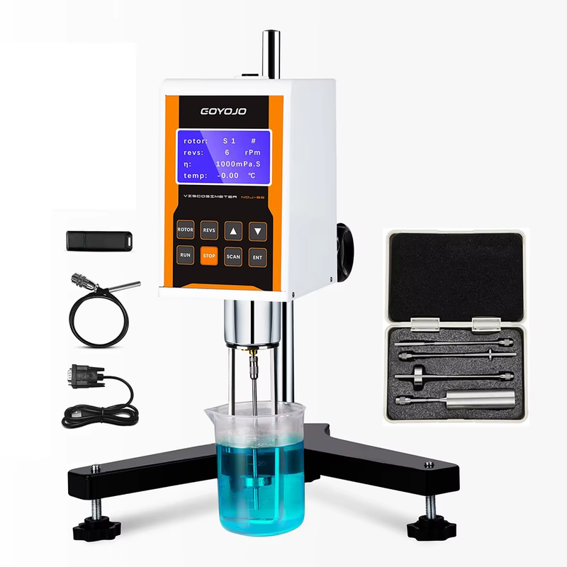 Digital Rotary Viscometer, NDJ-8S Viscosity Meter Tester with Data Output,10-2,0