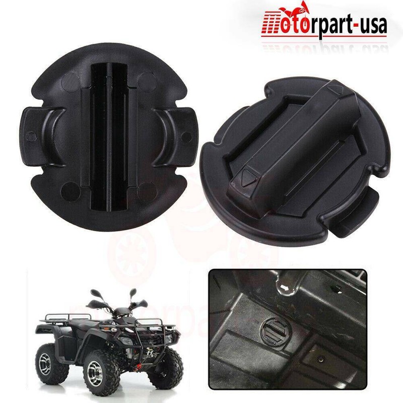 2Pcs Twist Floor Drain Plug for Polaris General RZR 900 1000 S XP Turbo