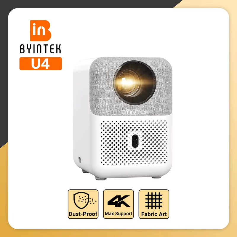 Projector 4K Smart 1080P Mini Home Theater Video Android WIFI for Smartphone Cin