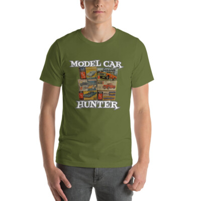 MODEL CAR HUNTER T SHIRT KIT JUNKYARD LOT TRUCK BOX ART Race vintage Automotive