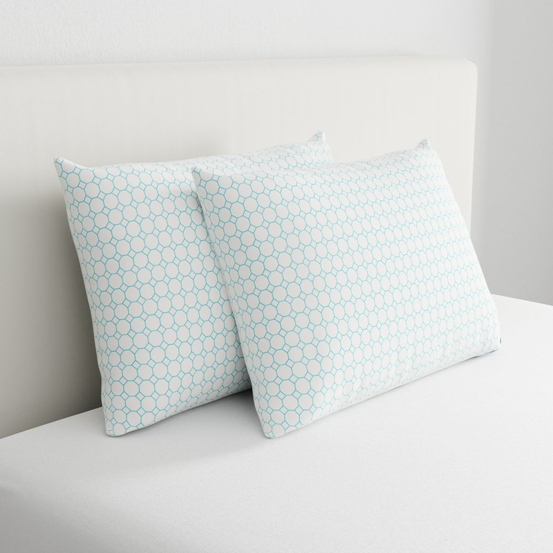 Cooling Bed Pillow Firm Support Antimicrobial Treatment Standard/Queen, 2 Pack