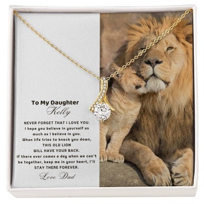 To My Daughter / Sparkling Alluring Beauty Necklace/ Birthday Christmas Gift