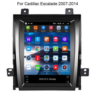 For Cadillac Escalade 2007-14 Vertical 9.7'' Android 13 Car Stereo Radio GPS Navi